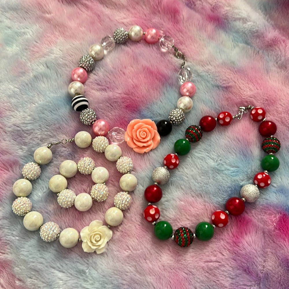 Lot of Little girl Bubble Gum Jewelry
